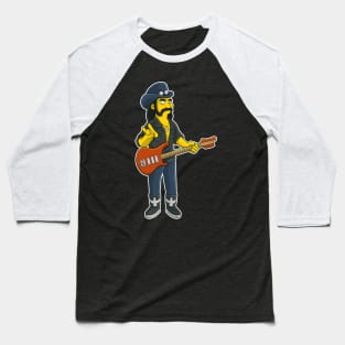 Yellow Kilmister Illustration Baseball T-Shirt